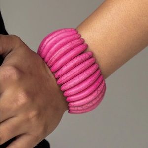 Paparazzi Naturally Nomad - Pink Bracelet